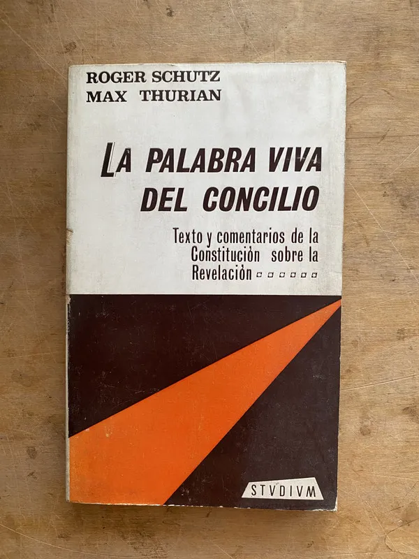 La palabra viva del concilio. Texto y – Schutz (a6)