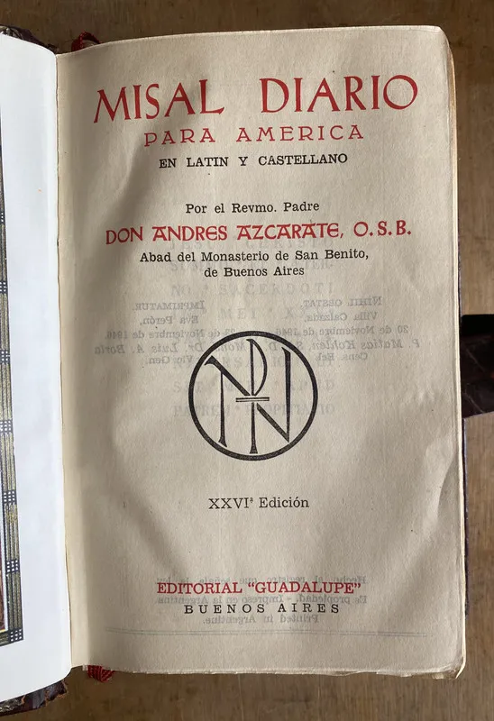 Misal diario para America en latin y – Azcarate (e4)