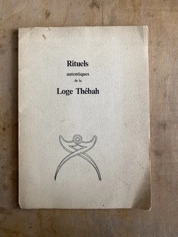 Tapa de Rituels authentiques de la Loge Thebah - (z1)
