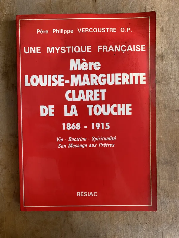 Tapa de Una mistica francesa - Vercoustre O.P (z1)