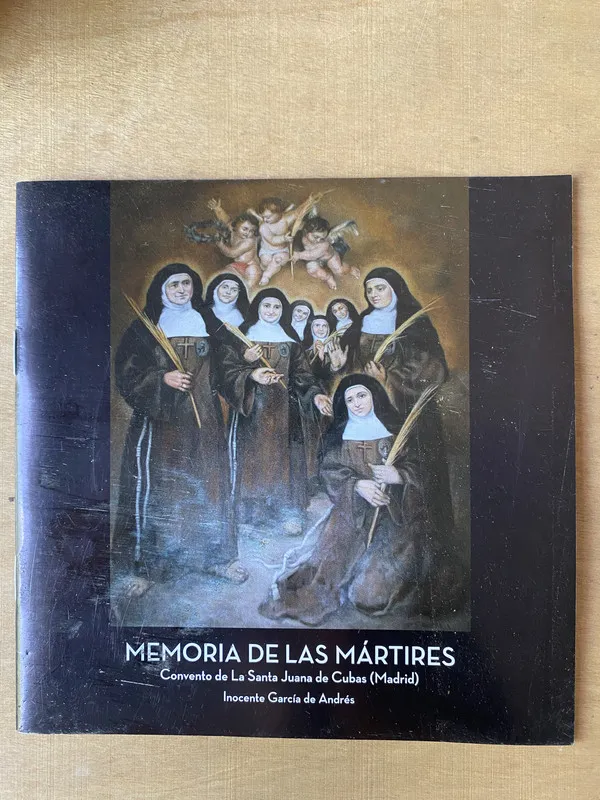 Tapa de Memoria de las Martires - Inocente Garcia de Andres (2m7)
