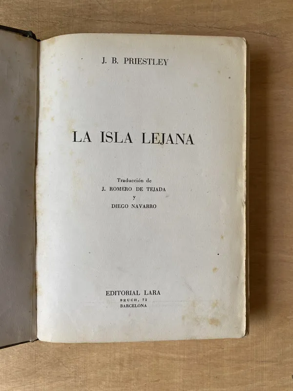 La isla lejana - Priestley (2h5)