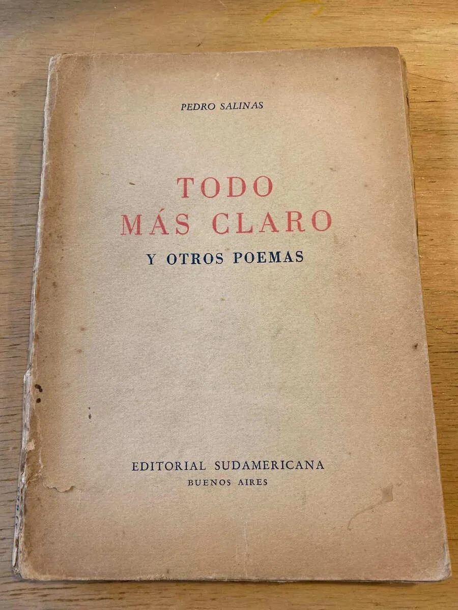 Todo Mas Claro Y Otros Poemas - Salinas, Pedro (v4)