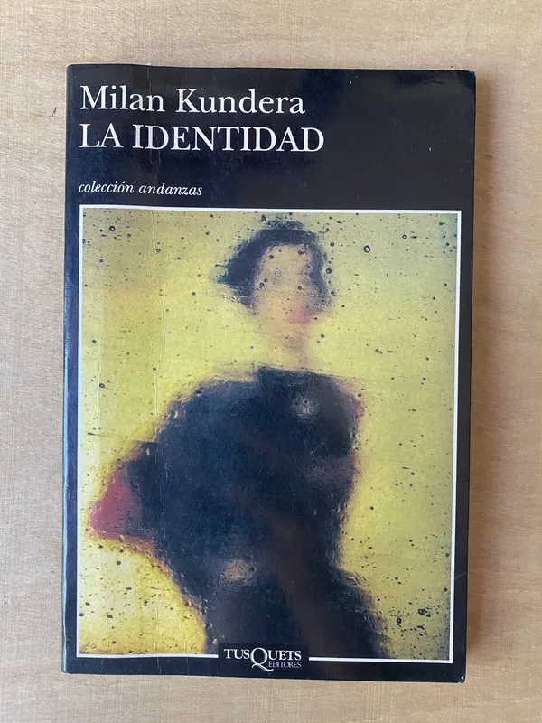 Tapa de La identidad - Kundera (2h7)