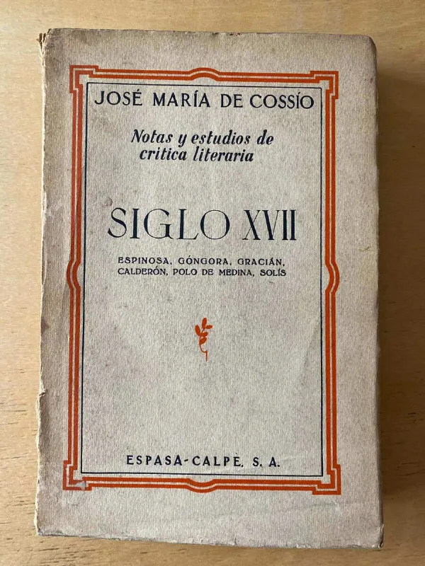 Notas Y Estudios De Critica Literaria Siglo- De Cossio (v4)