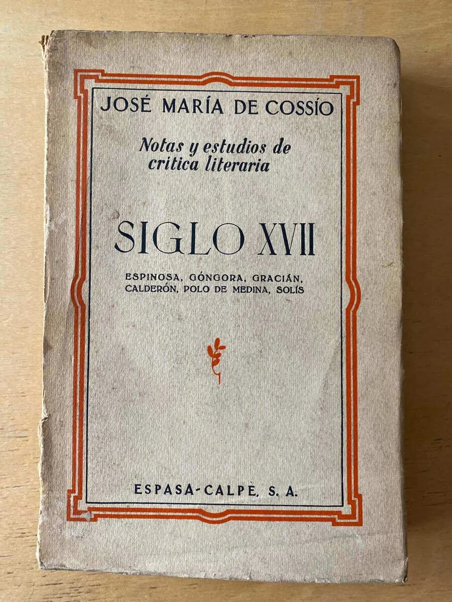 Notas Y Estudios De Critica Literaria Siglo- De Cossio (v4)