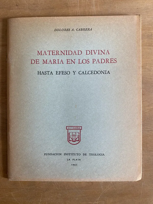 Maternidad divina de Maria en los padres - Cabrera (2i3)