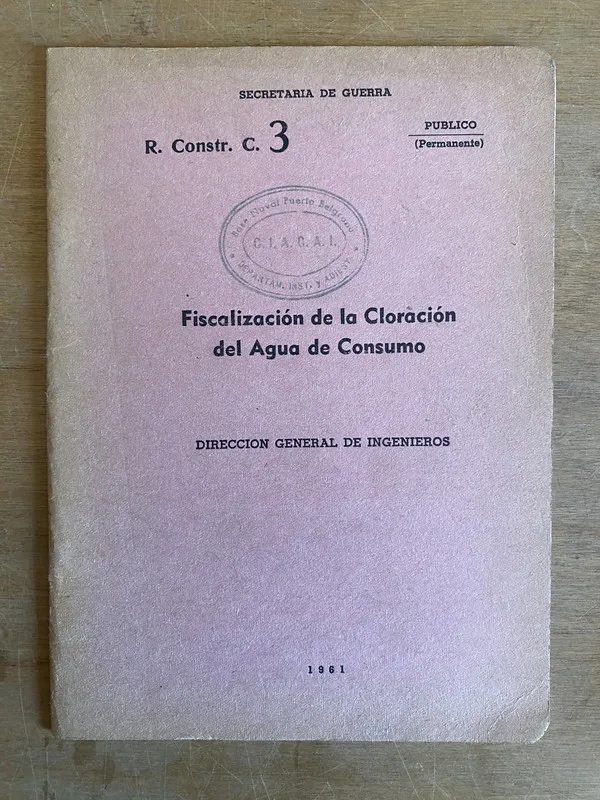 Fiscalizacion de la cloracion - secretaria de guerra (2i6)