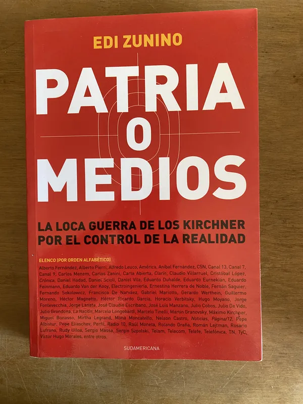 Patria o medios - Zunino (2i6)