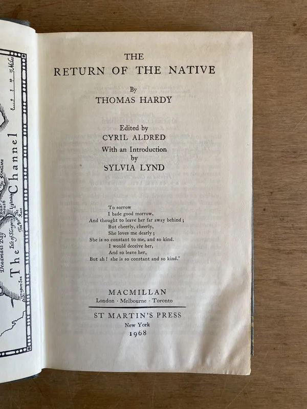 The return of the native - Hardy (2j1)