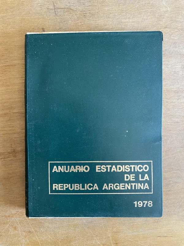 Anuario estadistico de la Republica Argentina - (2j3)
