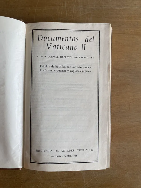Documentos del Vaticano II - (2j7)