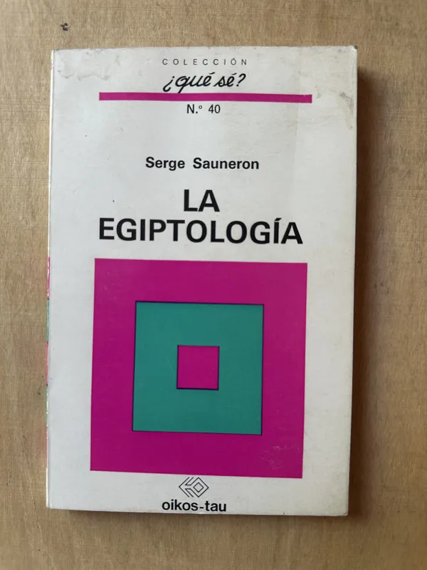 Tapa de La egiptologia - Sauneron (3m6)