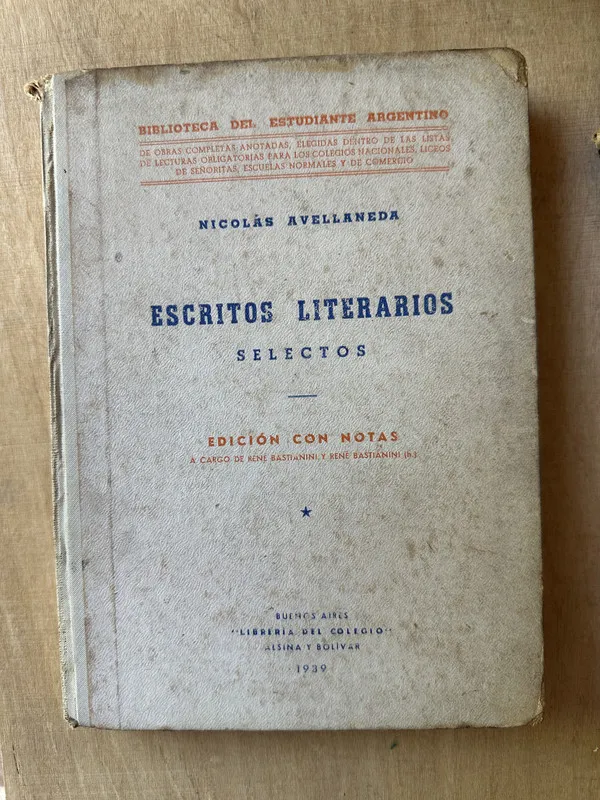 Escritos literarios selectos - Avellaneda (3m6)