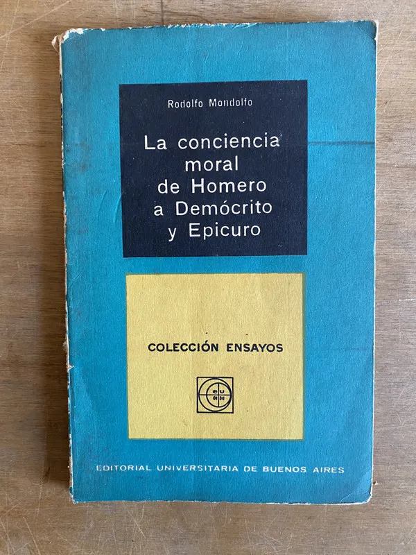 La conciencia moral de Homero a - Mondolfo (2 e 1)
