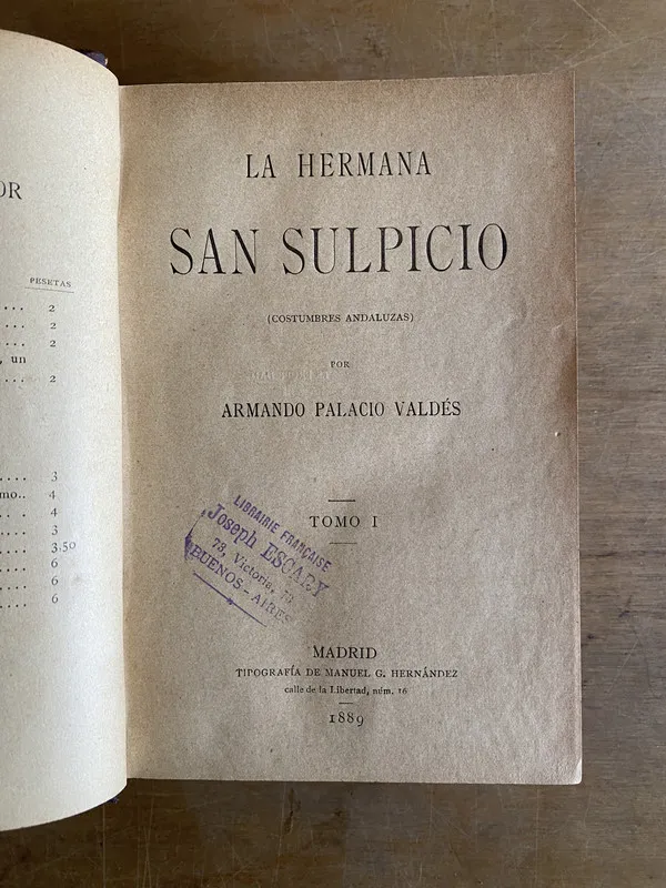 La hermana San Sulpicio - Palacio Valdes (2 e 6)
