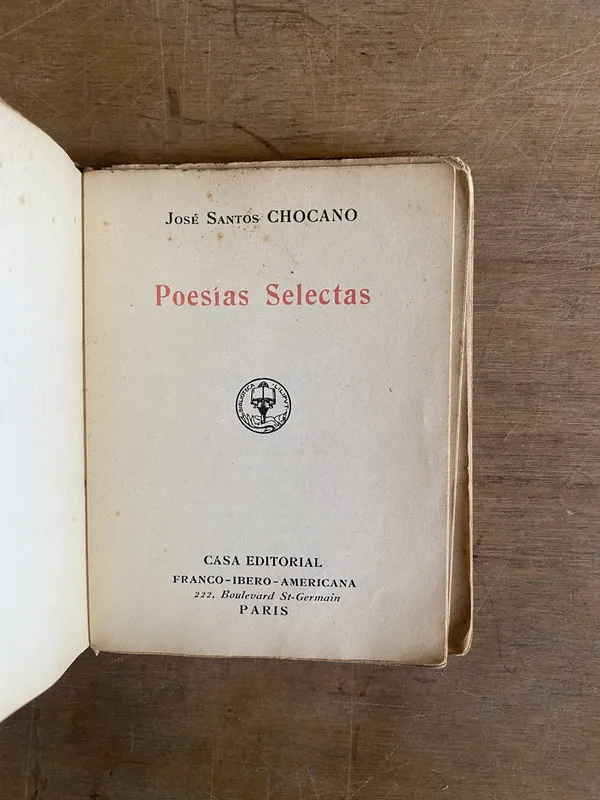 Poesias Selectas - Chocano (2f4)