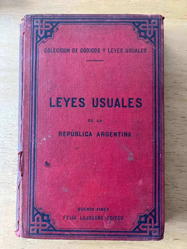 Complemento A Los Codigos De La Rep. Arg. Leyes Usuales (y3)