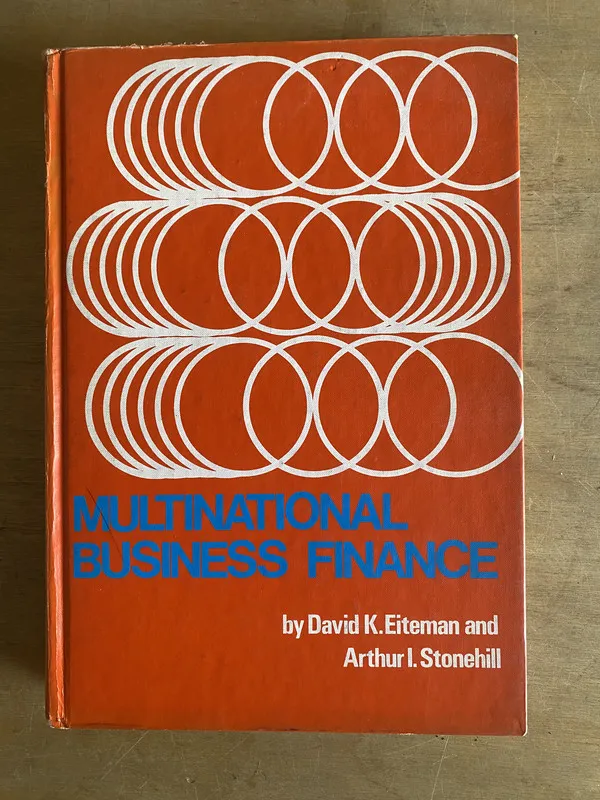 Multinational business finance - Eiteman (2d2)