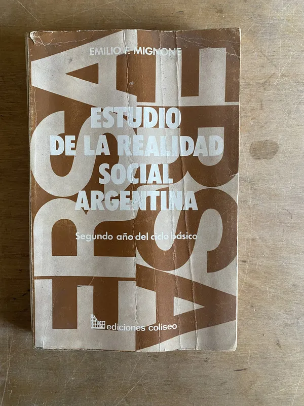 Estudio de la realidad social argentina - Mignone (2d3)
