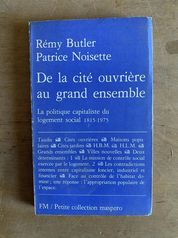 De la cite ouvriere au grand ensemble - Butler (2d4)