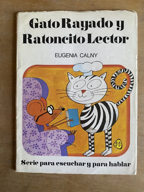 Tapa de Gato Rayado y Ratoncito Lector - Calny (2d6)