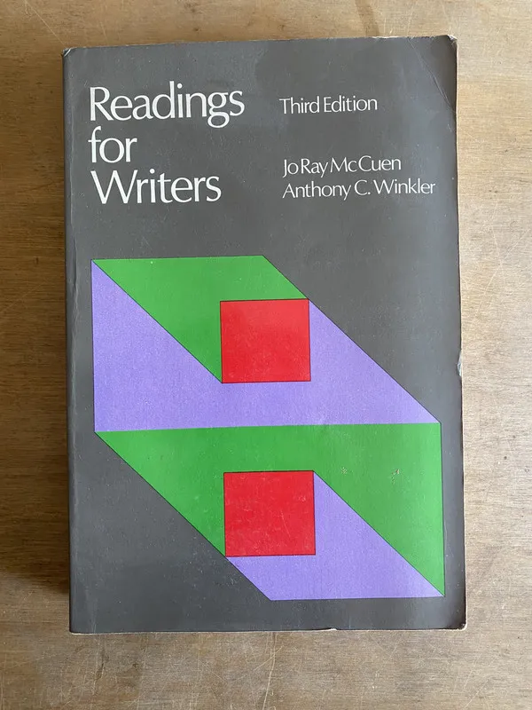 Tapa de Readings for Writers - Mc Cuen (2d6)