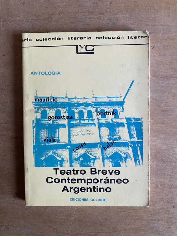 Tapa de Teatro Breve Contemporaneo Argentino - Mauricio (2d6)