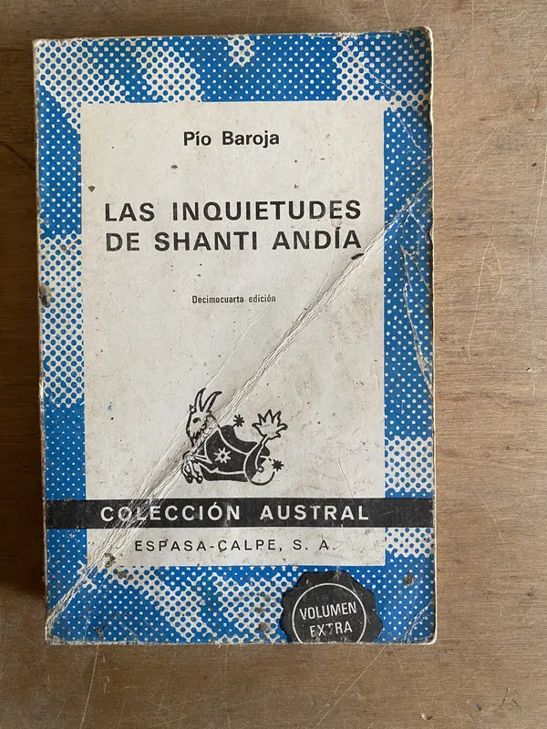 Tapa de Las inquietudes de Shanti Andia - Baroja (2d7)