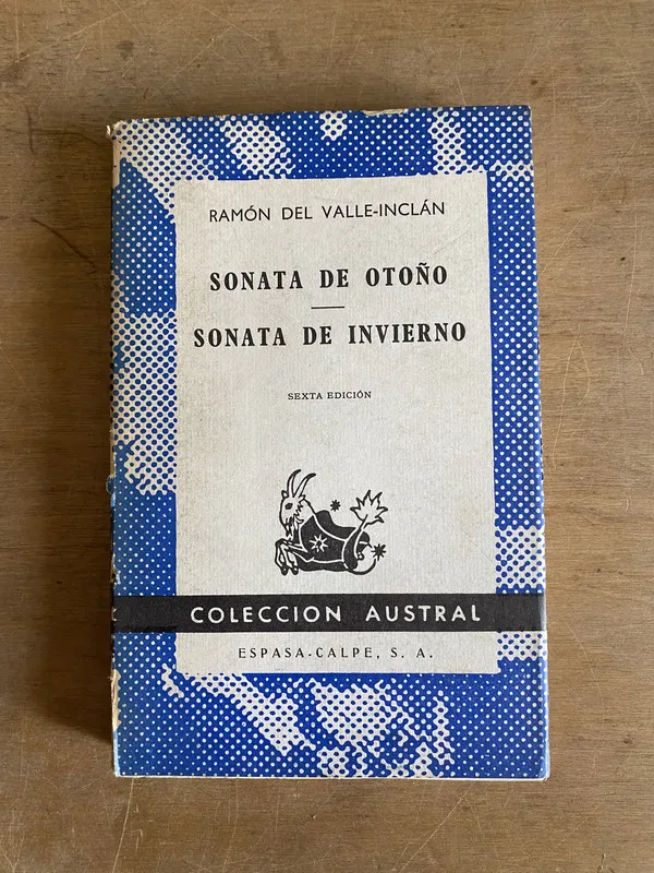 Tapa de Sonata de otoño - Sonata de invierno - Del Valle-Iclan (2d7