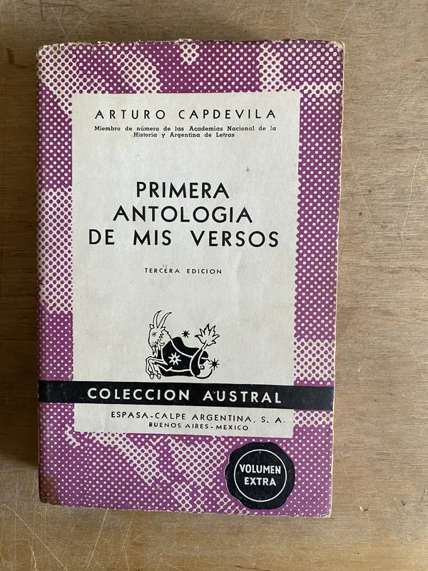 Primera antologia de mis versos - Capdevila (2d7)