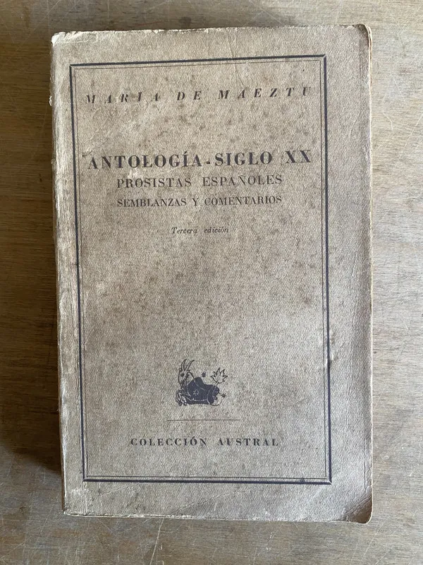 Antologia - Siglo XX - De Maeztu (2d7)