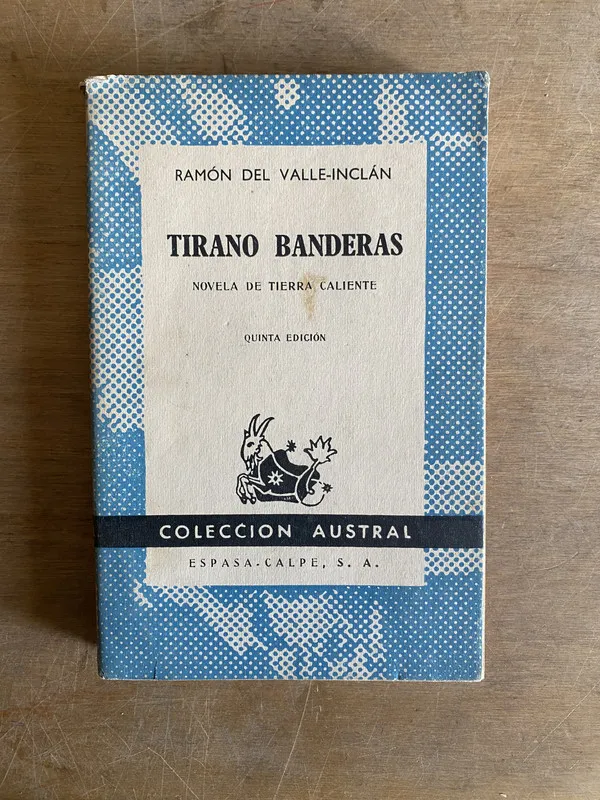 Tapa de Tirano banderas - Del Valle-Inclan (2d7)