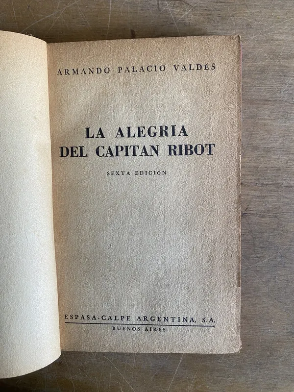La alegria del capitan Ribot - Palacio Valdes (2d7)