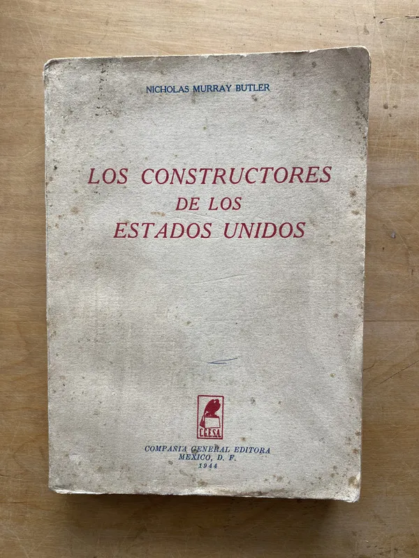 Tapa de Los constructores de los Estados Unidos - Butler (p1)
