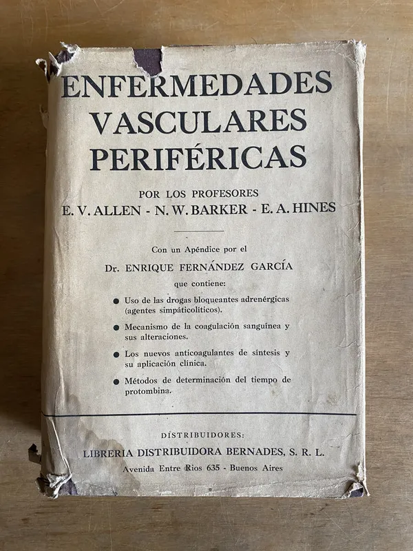 Tapa de Enfermedades vasculares perifericas - Allen; Barker (2p8)