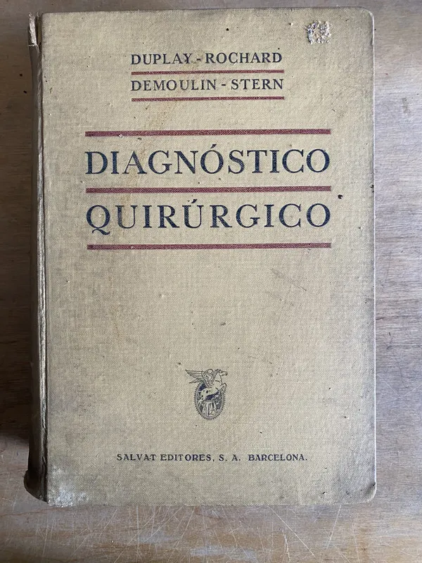Tapa de Diagnostico quirurgico - Duplay; Rochard; Demonoulin (2m8)
