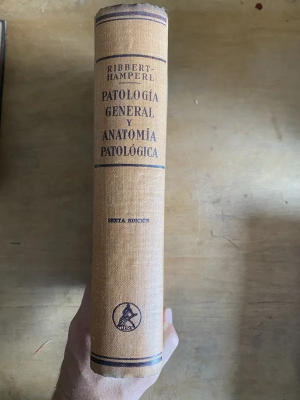 Tapa de Patologia general y anatomia patologica- Ribbert (2m8)