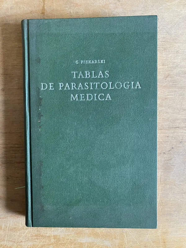 Tapa de Tablas de parasitologia medica - Piekarski, G. (2m8)
