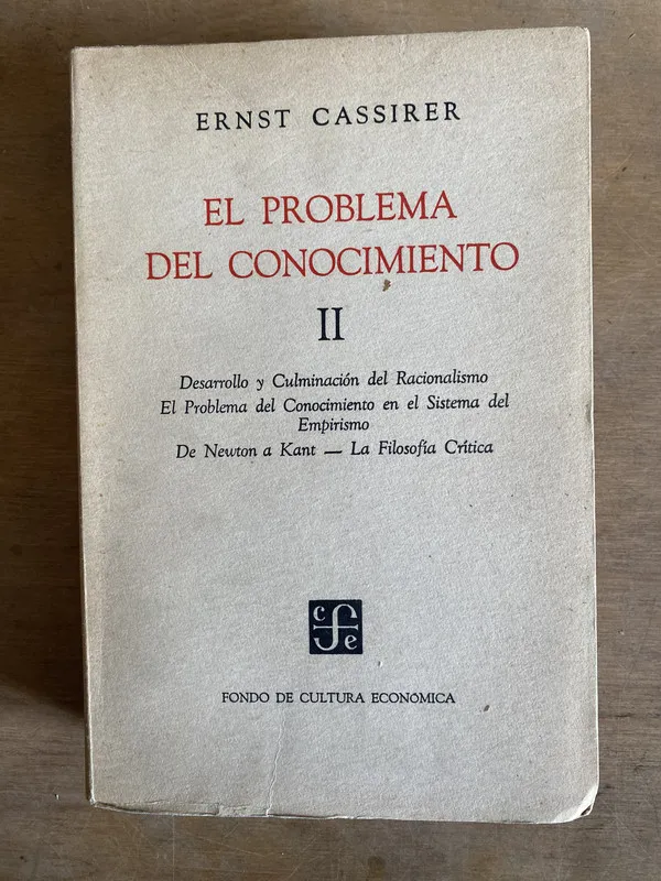 El problema del conocimiento II - Cassirer (2c6)