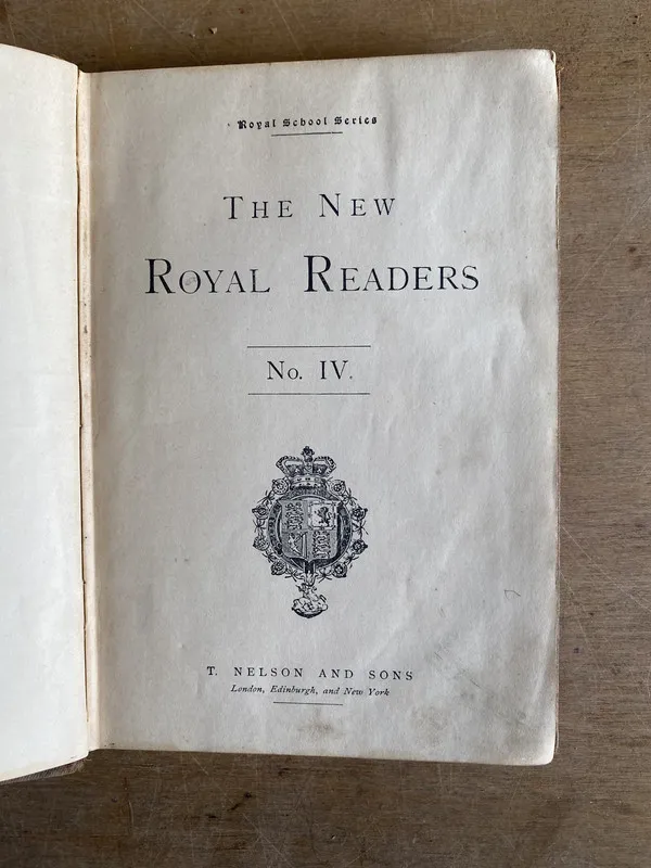 Tapa de The new royal readers - Nelson, T. and sons (2c6)