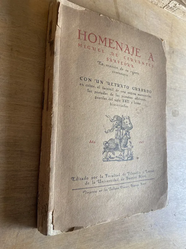 Homenaje a Miguel de Cervantes Saavedra en ocasion de (2c7)
