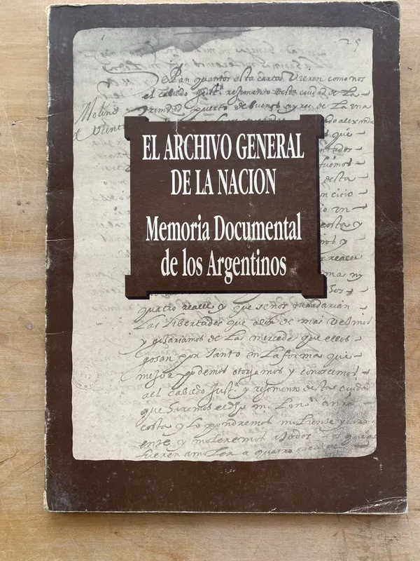 Tapa de El archivo general de la nacion - (j7)