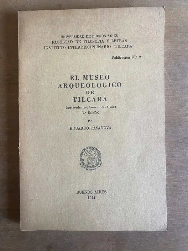 El museo arqueologico de Tilcara - Casanova, Eduardo (p1)