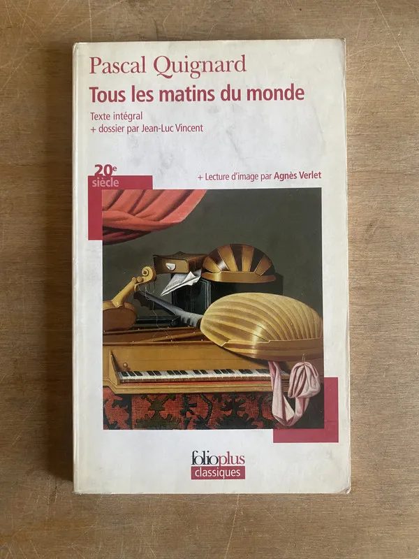 Tous les matins du monde - Quignard, Pascal (3g1)
