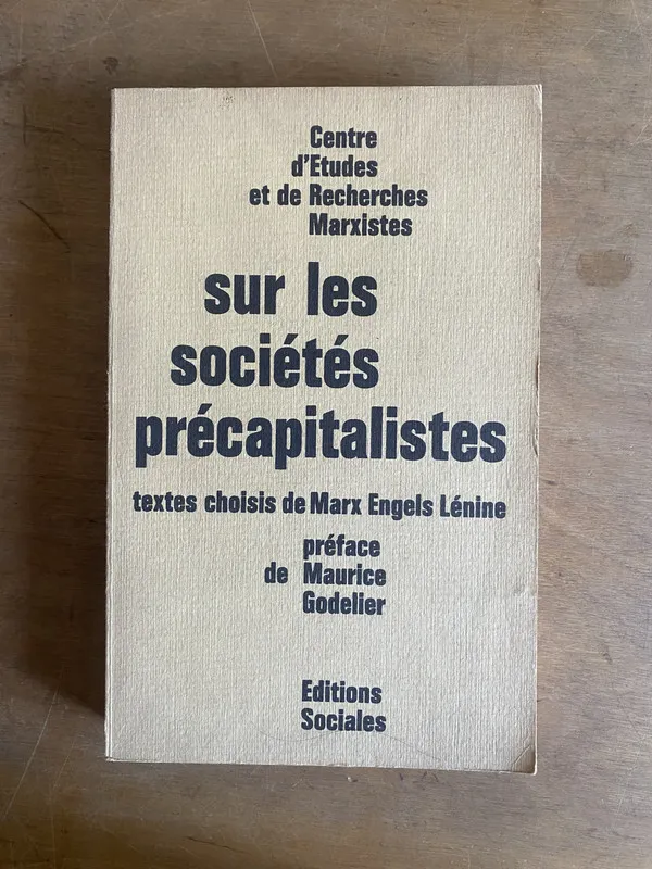 Sur les soocietes precapitalistes- Engels Lenine, Marx (3g8