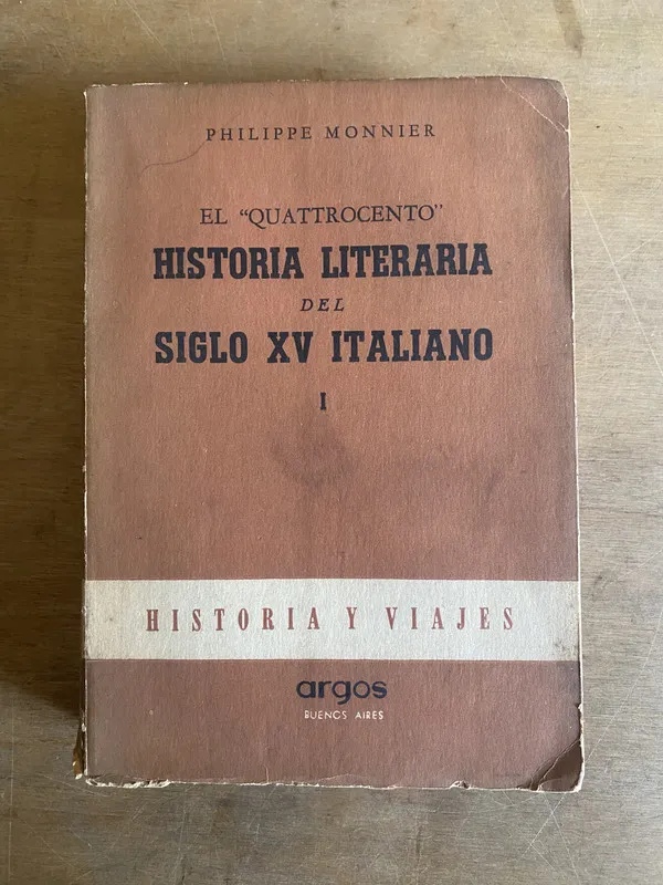 El quatrocento Historia literaria dl siglo XV- Monnier (3i5