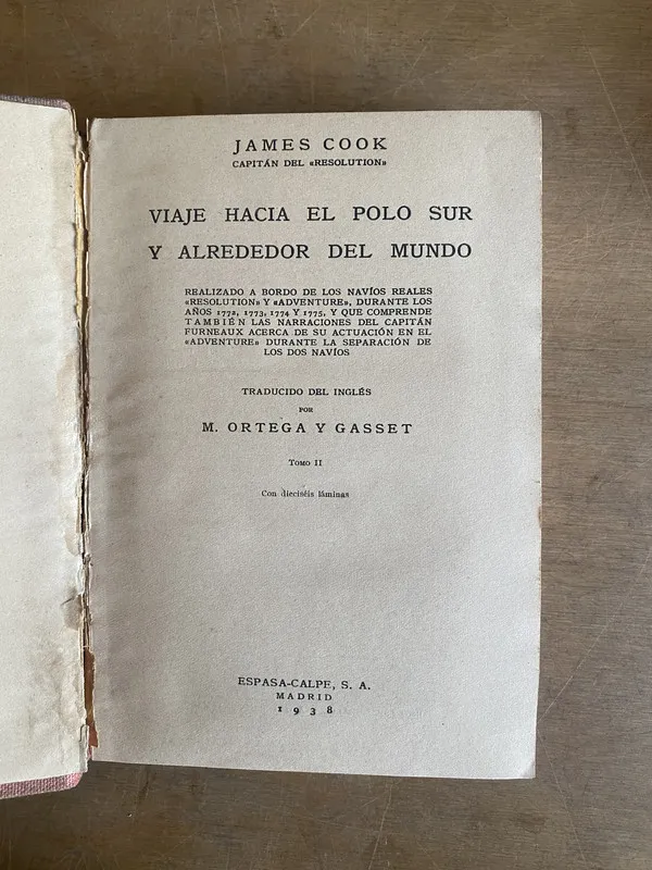 Viaje hacia el polo sur y alrededor del mundo - Cook (3i5)