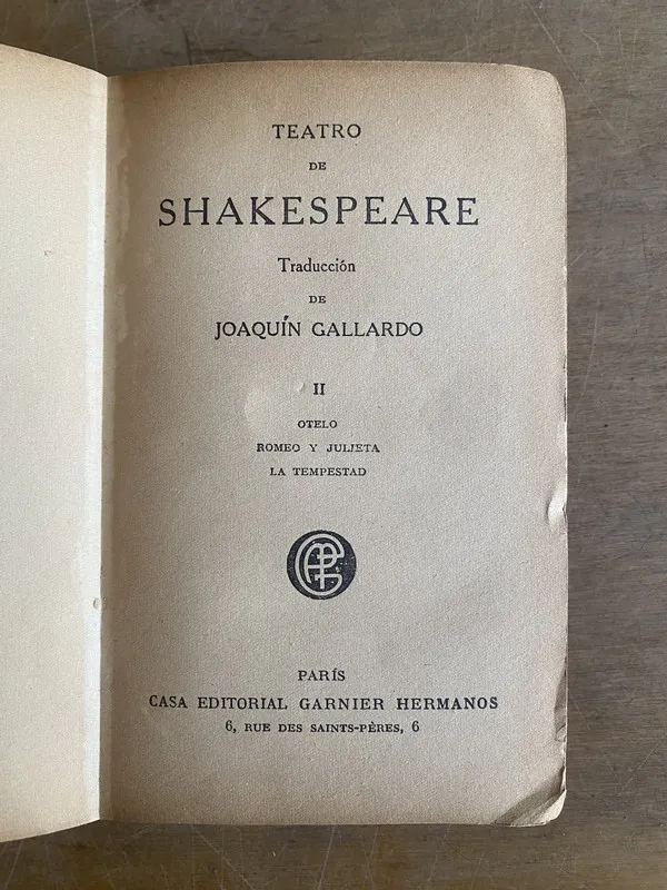 Teatro de shakespeare - Shakespeare (3i5)