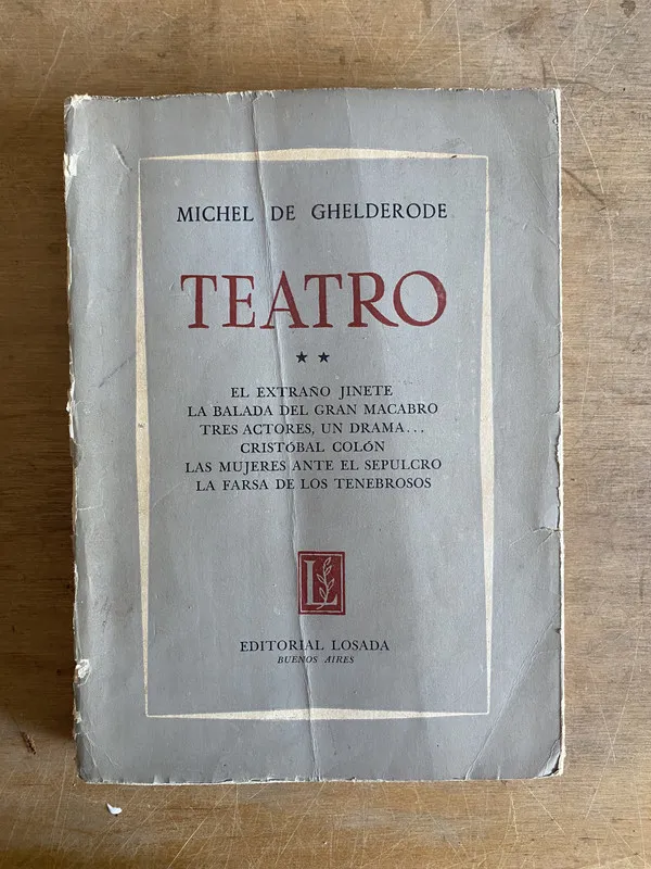 Teatro - De Ghelderode, Michel (3h3)